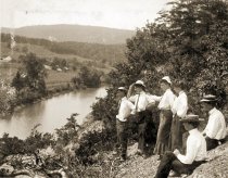 Miller family at scenic overlook